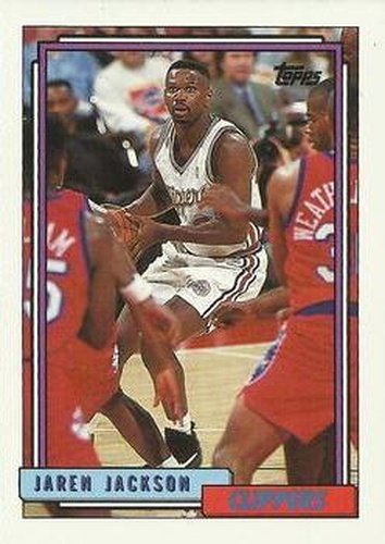 #358 Jaren Jackson - Los Angelesippers - 1992-93 Topps Basketball