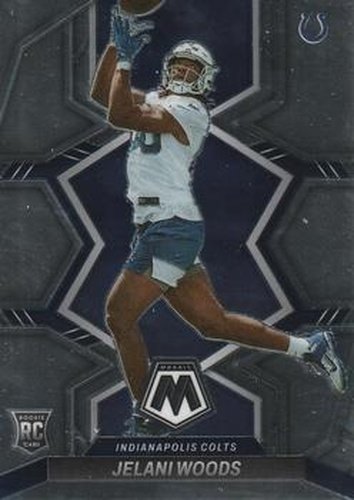 #358 Jelani Woods - Indianapolis Colts - 2022 Panini Mosaic Football