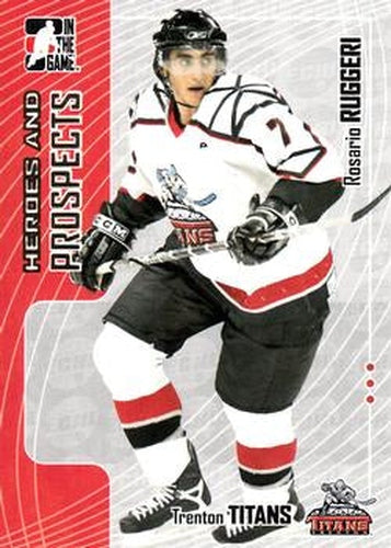 #358 Rosario Ruggeri - Trenton Titans - 2005-06 In The Game Heroes and Prospects Hockey