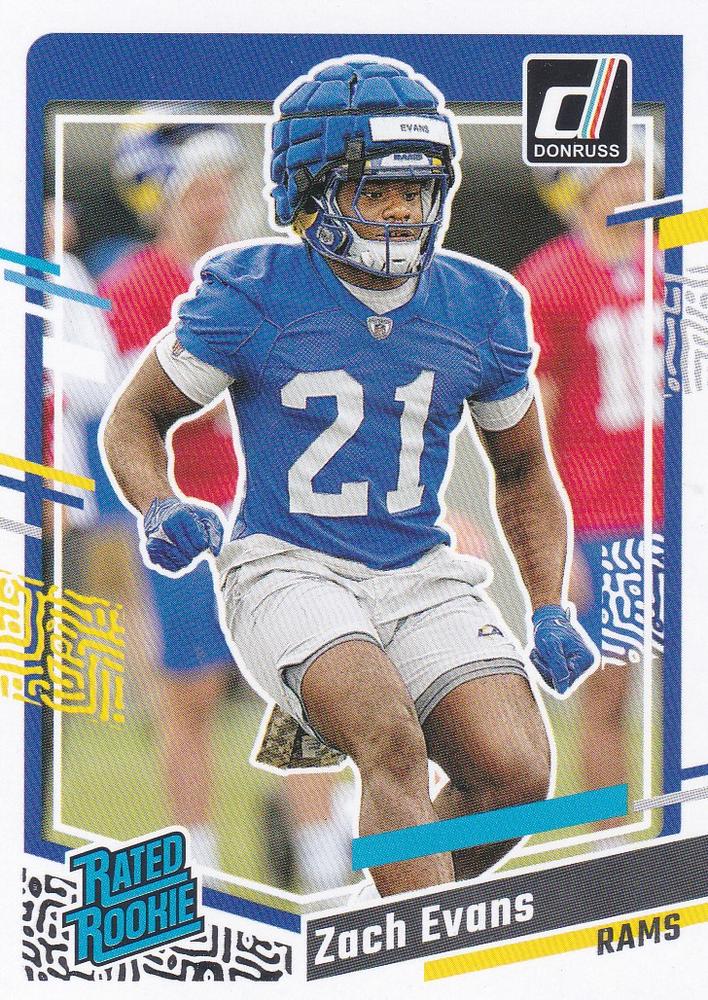 #359 Zach Evans - Los Angeles Rams - 2023 Donruss Football