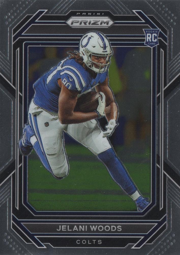 #359 Jelani Woods - Indianapolis Colts - 2022 Panini Prizm Football