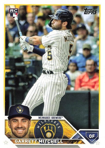 #359 Garrett Mitchell - Milwaukee Brewers - 2023 Topps Baseball
