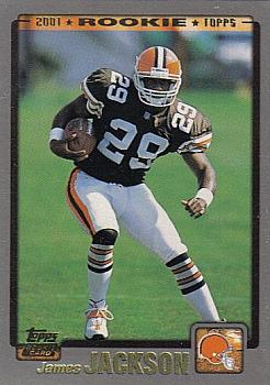 #359 James Jackson - Cleveland Browns - 2001 Topps Football