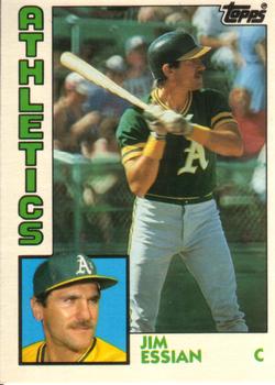 #35T Jim Essian - Oakland Athletics - 1984 Topps Traded Baseball