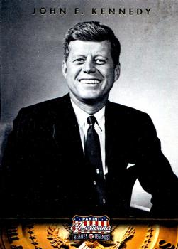 #35 John F. Kennedy - 2012 Panini Americana Heroes & Legends