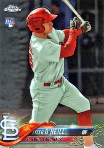#35 Tyler O'Neill - St. Louis Cardinals - 2018 Topps Chrome Baseball