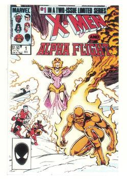 #35 X-Men and Alpha Flight Limited Series - 1991 Comic Images Marvel Comics First Covers II