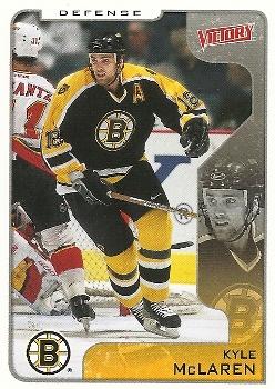 #35 Kyle McLaren - Boston Bruins - 2001-02 Upper Deck Victory Hockey