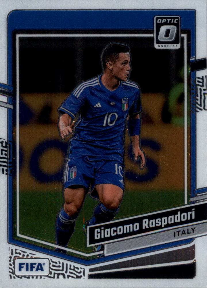 #35 Giacomo Raspadori - Italy - 2023-24 Donruss - Optic Soccer