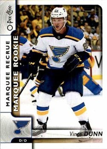 #635 Vince Dunn - St. Louis Blues - 2017-18 O-Pee-Chee Hockey