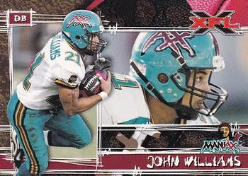 #35 John Williams - Memphis Maniax - 2001 Topps XFL Football