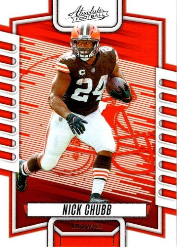 #35 Nick Chubb - Cleveland Browns - 2023 Panini Absolute Football