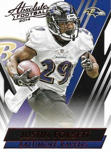 #35 Justin Forsett - Baltimore Ravens - 2014 Panini Absolute - Red Football