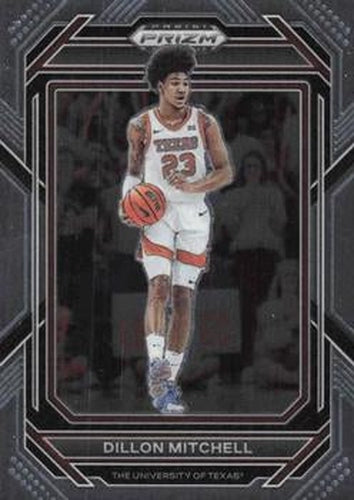 #35 Dillon Mitchell - Texas Longhorns - 2023 Panini Prizm Draft Picks Basketball