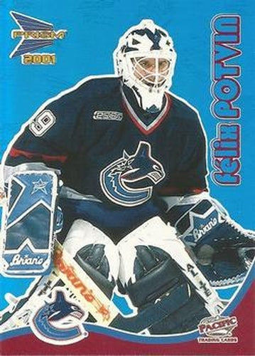 #35 Felix Potvin - Vancouver Canucks - 2000-01 Pacific Prism McDonald's - Blue Hockey