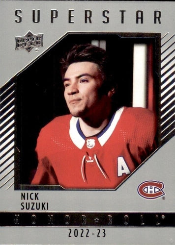 #HR-35 Nick Suzuki - Montreal Canadiens - 2022-23 Upper Deck - Honor Roll Hockey
