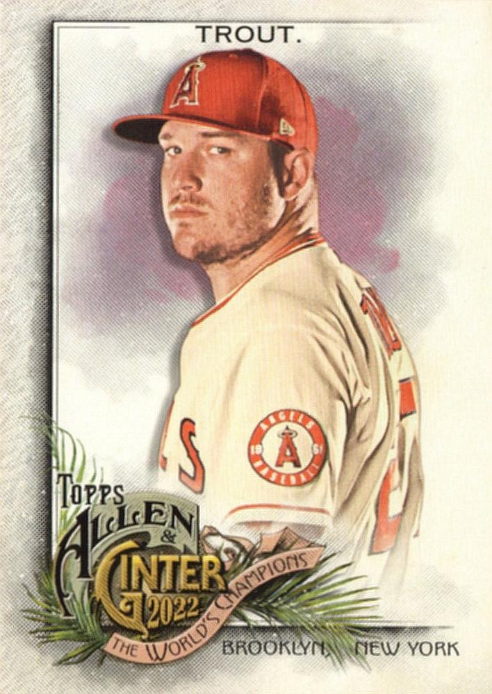 #35 Mike Trout - Los Angeles Angels - 2022 Topps Allen & Ginter Baseball
