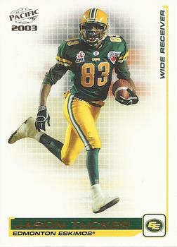 #35 Jason Tucker - Edmonton Eskimos - 2003 Pacific CFL Football
