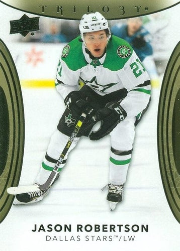#35 Jason Robertson - Dallas Stars - 2022-23 Upper Deck Trilogy Hockey