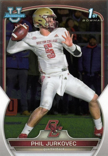 #35a Phil Jurkovec - Boston College Eagles - 2022 Bowman Chrome University Football