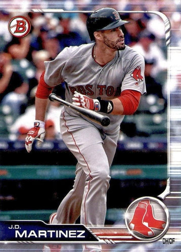 #35 J.D. Martinez - Boston Red Sox - 2019 Bowman Baseball