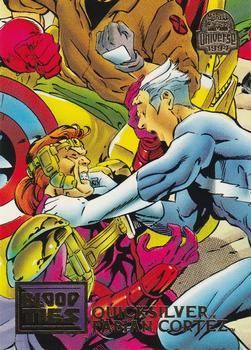 #35 Quicksilver & Fabian Cortez - 1994 Fleer Marvel Universe