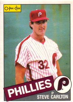 #360 Steve Carlton - Philadelphia Phillies - 1985 O-Pee-Chee Baseball