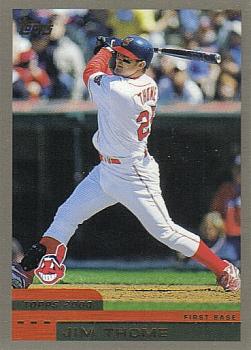 #360 Jim Thome - Cleveland Indians - 2000 Topps Baseball