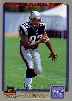 #360 Richard Seymour - New England Patriots - 2001 Topps Football