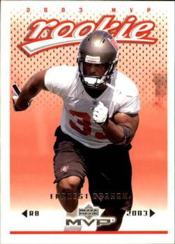#360 Earnest Graham - Tampa Bay Buccaneers - 2003 Upper Deck MVP Football