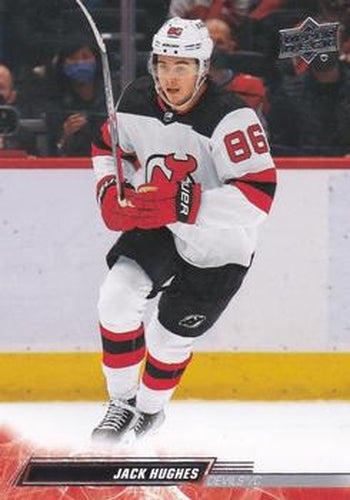 #361 Jack Hughes - New Jersey Devils - 2022-23 Upper Deck Hockey