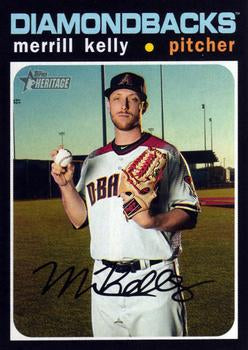 #361 Merrill Kelly - Arizona Diamondbacks - 2020 Topps Heritage Baseball