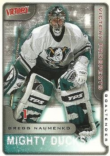#361 Gregg Naumenko - Anaheim Mighty Ducks - 2001-02 Upper Deck Victory Hockey