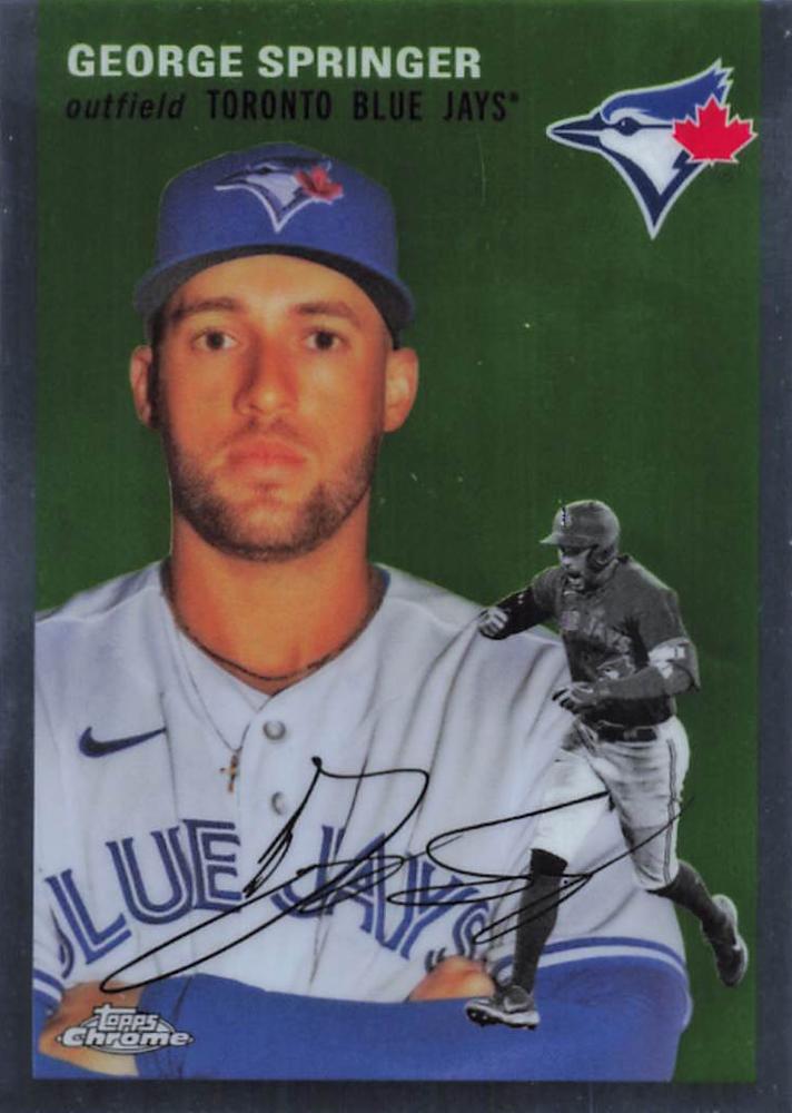 #362 George Springer - Toronto Blue Jays - 2023 Topps Chrome Platinum Anniversary Baseball