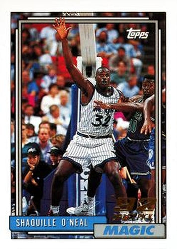 #362 Shaquille O'Neal - Orlando Magic - 1992-93 Topps Basketball