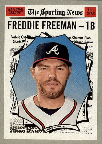 #362 Freddie Freeman - Atlanta Braves - 2019 Topps Heritage Baseball