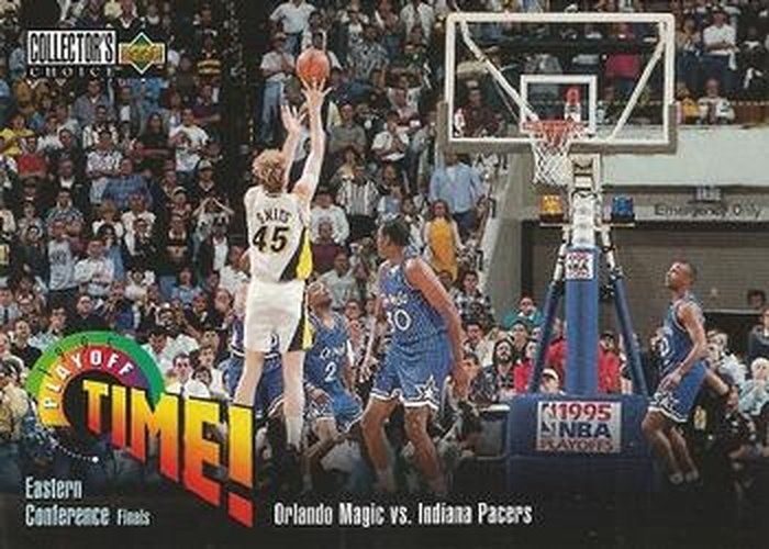 #362 Orlando Magic vs. Indiana Pacers - Orlando Magic / Indiana Pacers - 1995-96 Collector's Choice Basketball