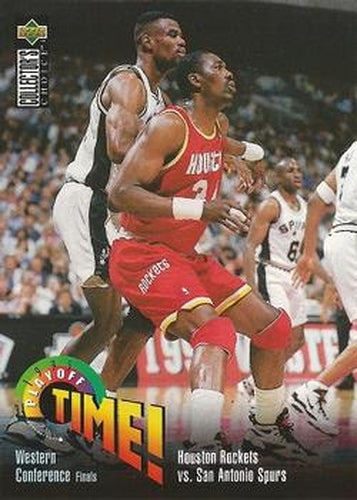 #363 Houston Rockets vs. San Antonio Spurs - Houston Rockets / San Antonio Spurs - 1995-96 Collector's Choice Basketball