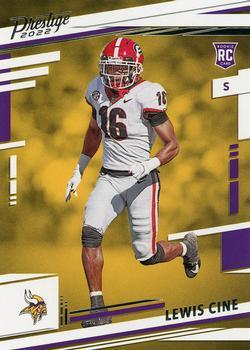 #363 Lewis Cine - Minnesota Vikings - 2022 Panini Prestige Football