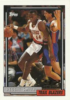 #364 Reggie Smith - Portland Trail Blazers - 1992-93 Topps Basketball