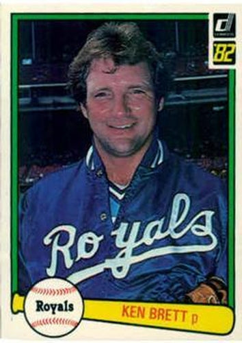 #364 Ken Brett - Kansas City Royals - 1982 Donruss Baseball