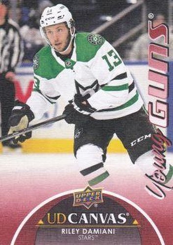 #C364 Riley Damiani - Dallas Stars - 2021-22 Upper Deck - UD Canvas Hockey