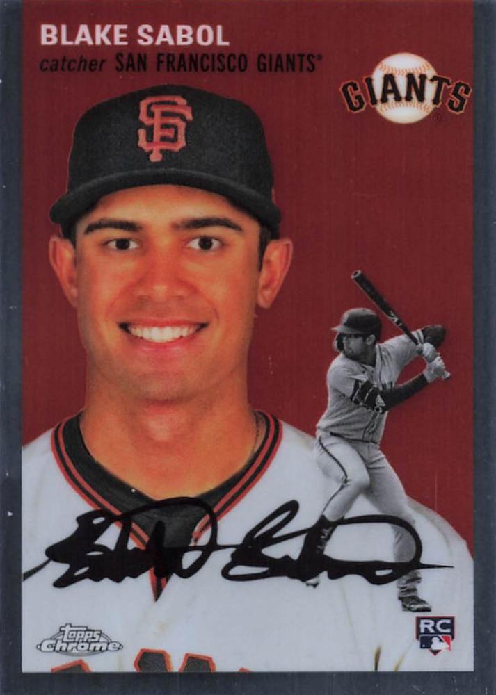 #365 Blake Sabol - San Francisco Giants - 2023 Topps Chrome Platinum Anniversary Baseball