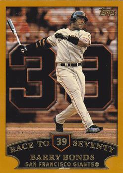 #365am Barry Bonds - San Francisco Giants - 2002 Topps Baseball