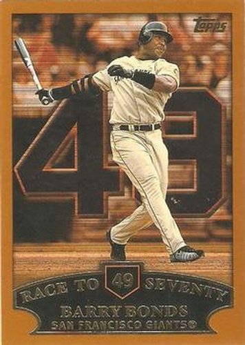 #365aw Barry Bonds - San Francisco Giants - 2002 Topps Baseball