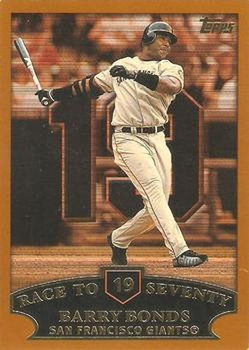 #365s Barry Bonds - San Francisco Giants - 2002 Topps Baseball