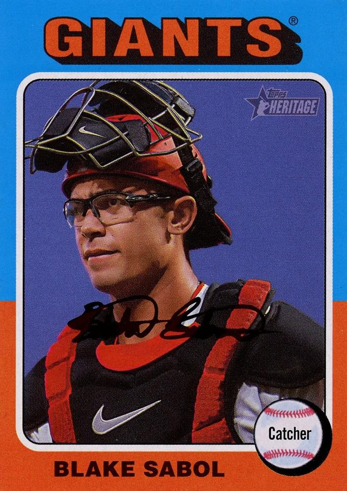 #366 Blake Sabol - San Francisco Giants - 2024 Topps Heritage Baseball