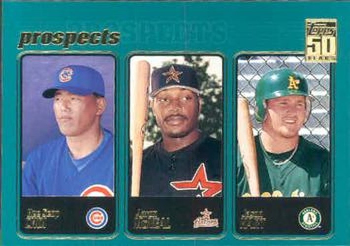 #366 Hee Seop Choi / Aaron McNeal / Jason Hart - Chicago Cubs / Houston Astros / Oakland Athletics - 2001 Topps Baseball