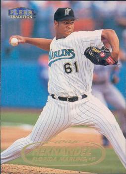 #366 Livan Hernandez - Florida Marlins - 1998 Fleer Tradition Baseball