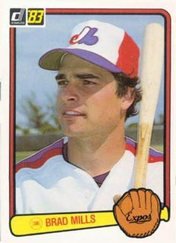 #366 Brad Mills - Montreal Expos - 1983 Donruss Baseball